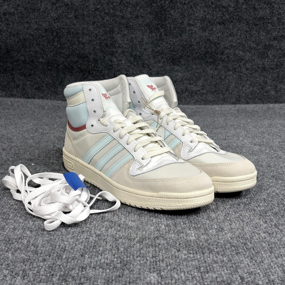 Adidas Top Ten RB Shoes Mens Size 11 White Blue High Top Sneakers Retro GV6626